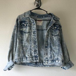 Mossimo Faded Retro Light Denim Jean Jacket